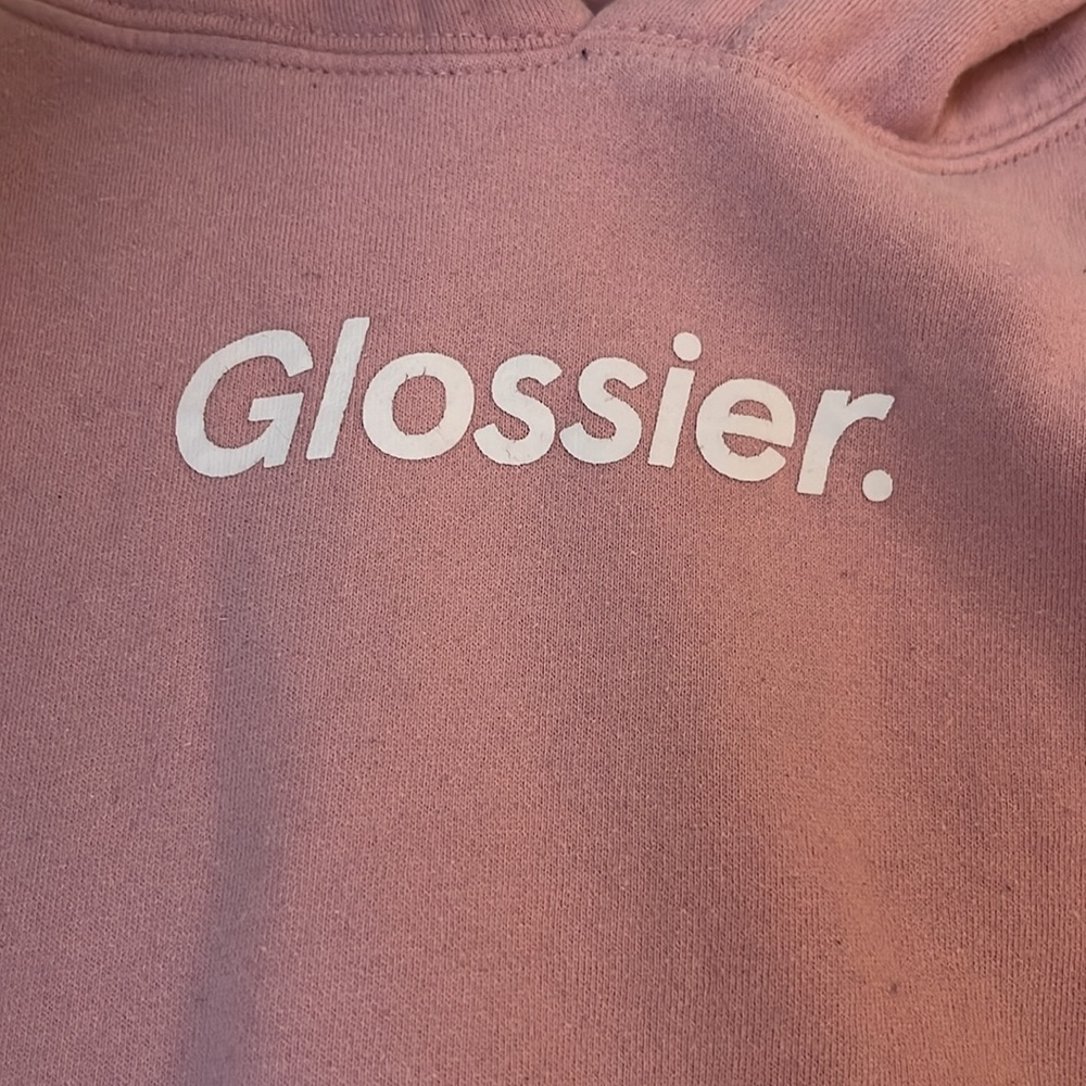 Glossier pink oversized sweatshirt - Picture 2 of 4